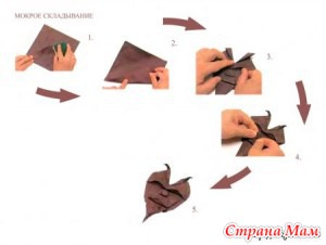 Складывание оригами Складывание оригами
