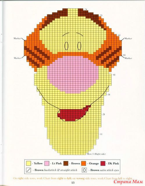 Винни пух вязаный крючком схемы и описание