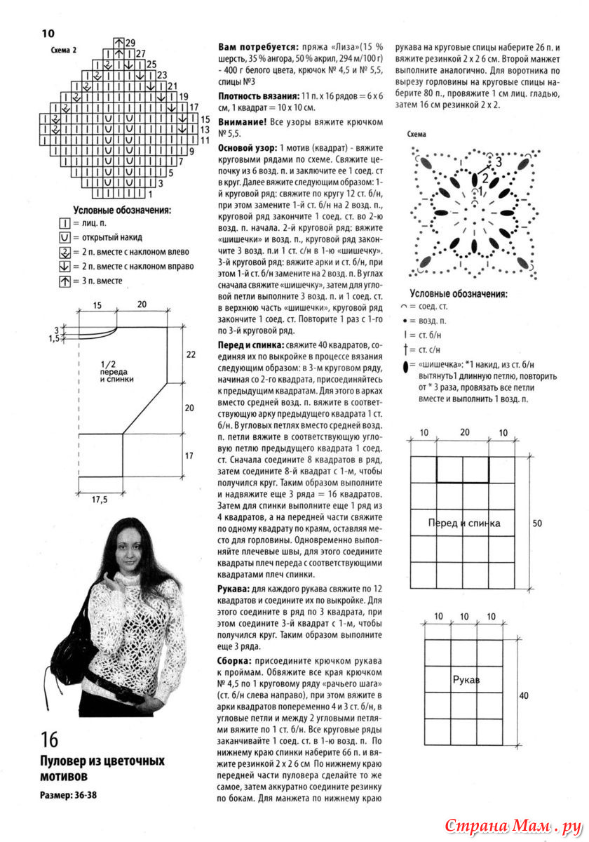 Вязание креативное со схемами 8