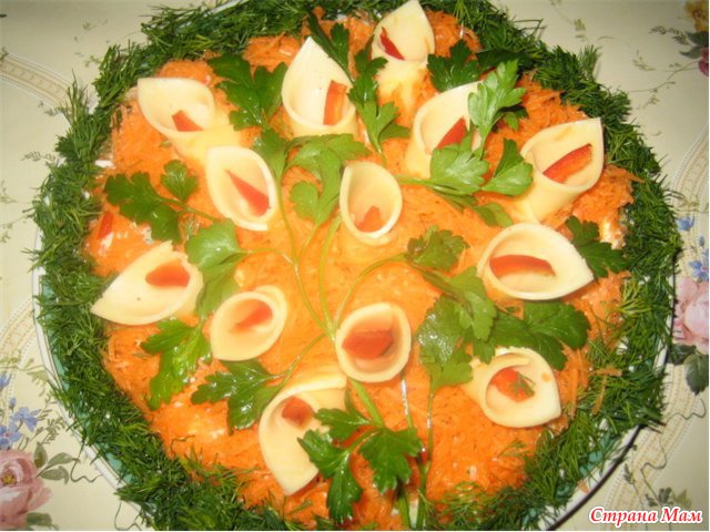 Салаты праздничный с фотографиями и рецептами и украшение