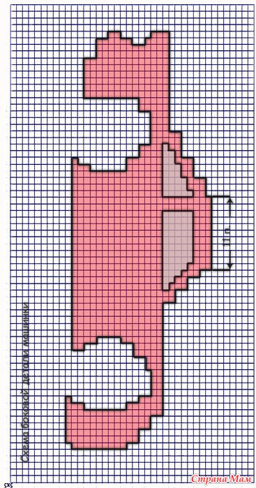 Машинка крючком схема