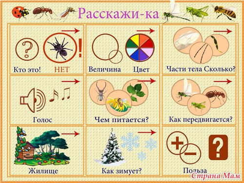 расскажи-ка схемы для рассказывания