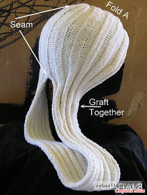 Эффектная шапка-тюрбан - Страна Мам