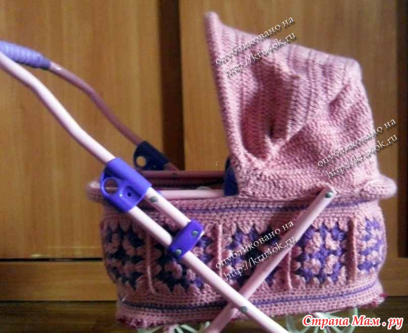 Связать коляску крючком Связать коляску крючком