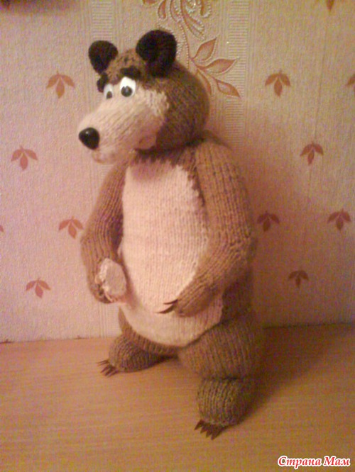 264Вязание крючком игрушка маша и медведь