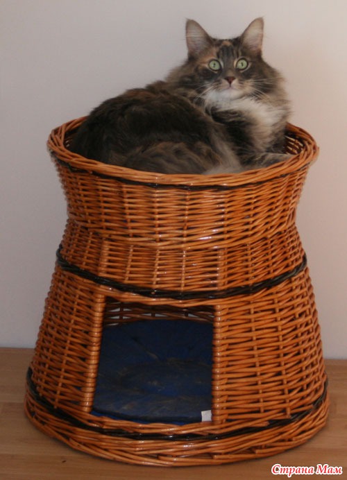 Корзины для кошки своими руками