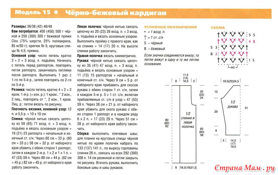 Кардиган крючком учимся вязать Кардиган крючком учимся вязать