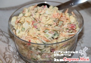 Салат валерия с корейской морковкой и крабовыми палочками Салат валерия с корейской морковкой и крабовыми палочками