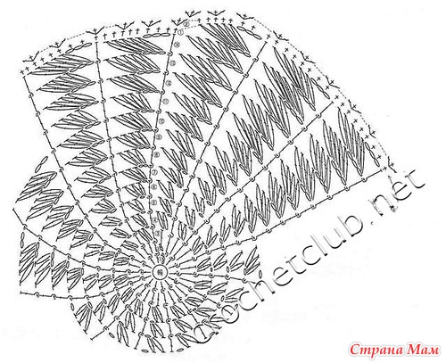 схемы крючком спиральки
