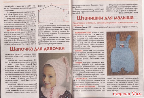Вязание шапочки для девочки спицами с описанием мастер класс