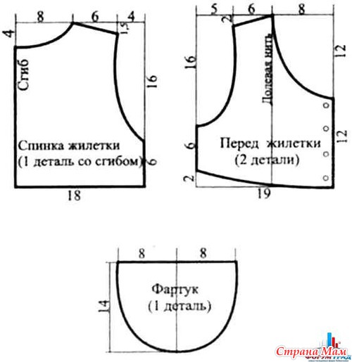 Выкройка жилета костюмного Выкройка жилета костюмного