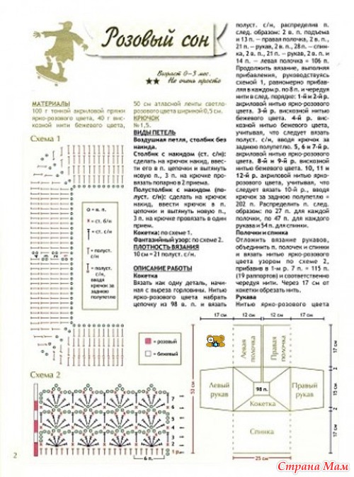 Схемы вязания для детей до года с Схемы вязания для детей до года с