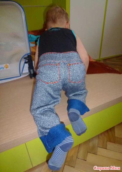 Вязаные Джинсы