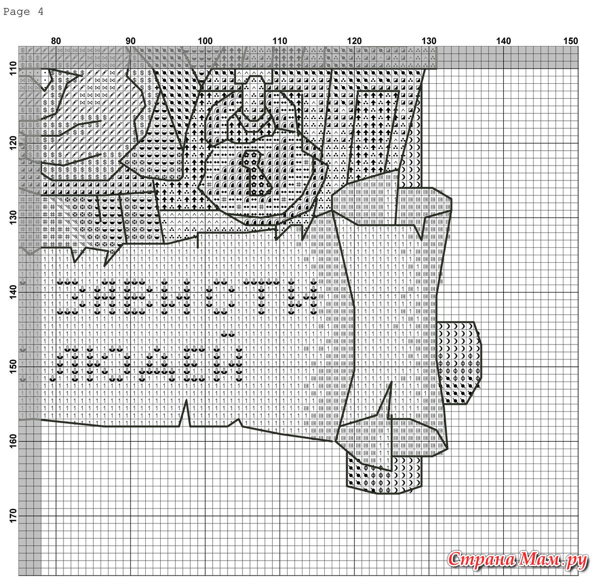 Схема для вышивки оберег от злых людей Схема для вышивки оберег от злых людей