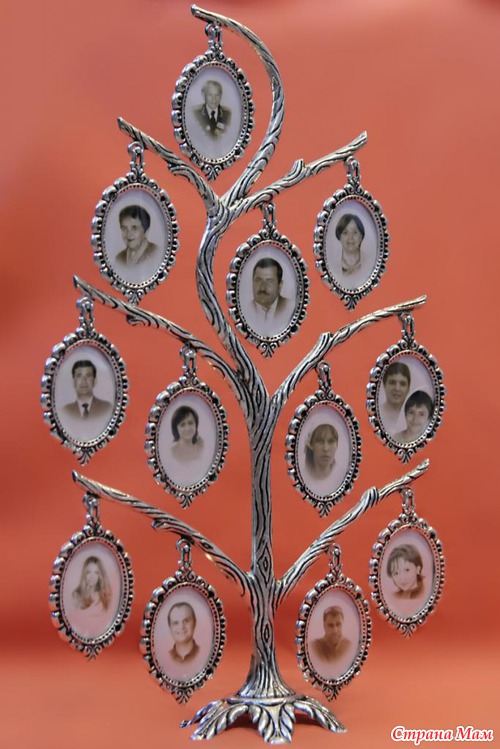 Фото идея: Поделка семейное дерево своими руками