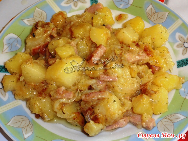Картошка с сосисками пошаговый рецепт Картошка с сосисками пошаговый рецепт