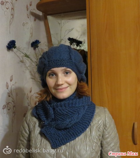 Страна мам вязание берет спицы Страна мам вязание берет спицы