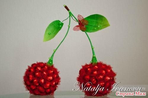 Поделки из конфет своими руками пошаговое фото для начинающих