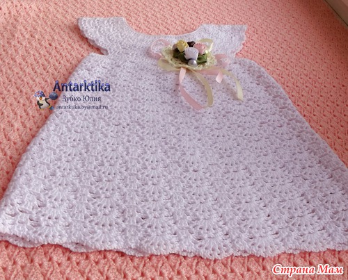 "Зефирка" - нежное платье-туника-маечка! вяжем он-лайн!