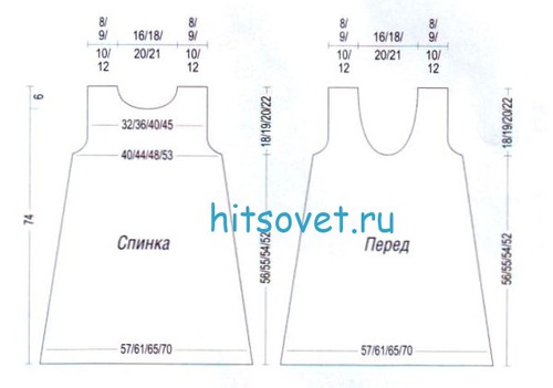 Выкройки топа а-силуэта Выкройки топа а-силуэта