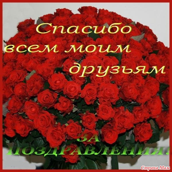 Поблагодарить за поздравление днем рождения Поблагодарить за поздравление днем рождения