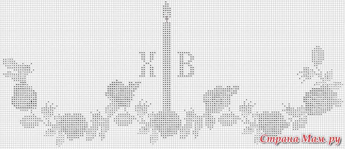 Вышивка салфетки к пасхе схемы