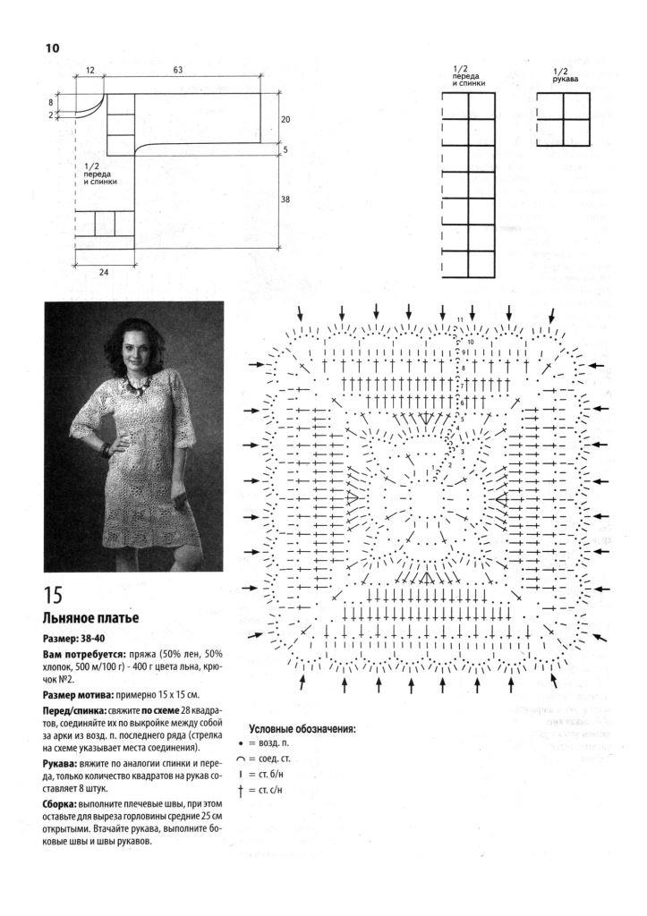Вязание из льняных ниток схемы Вязание из льняных ниток схемы