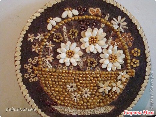Картины из семян и крупы своими руками