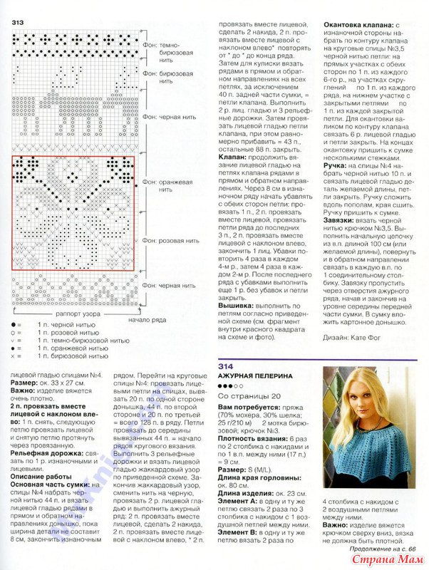 Вязание из бурды со схемами Вязание из бурды со схемами