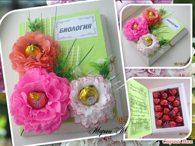 Букет конфетных роз для оригинального подарка