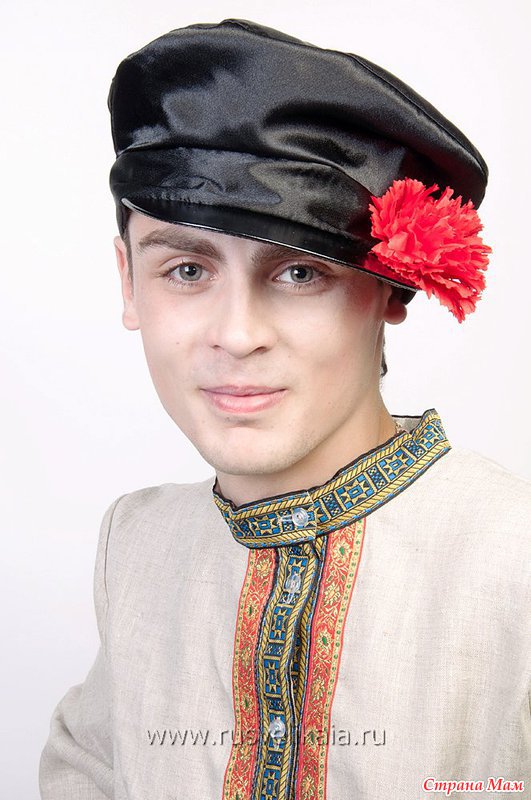 Картуз с цветком своими руками