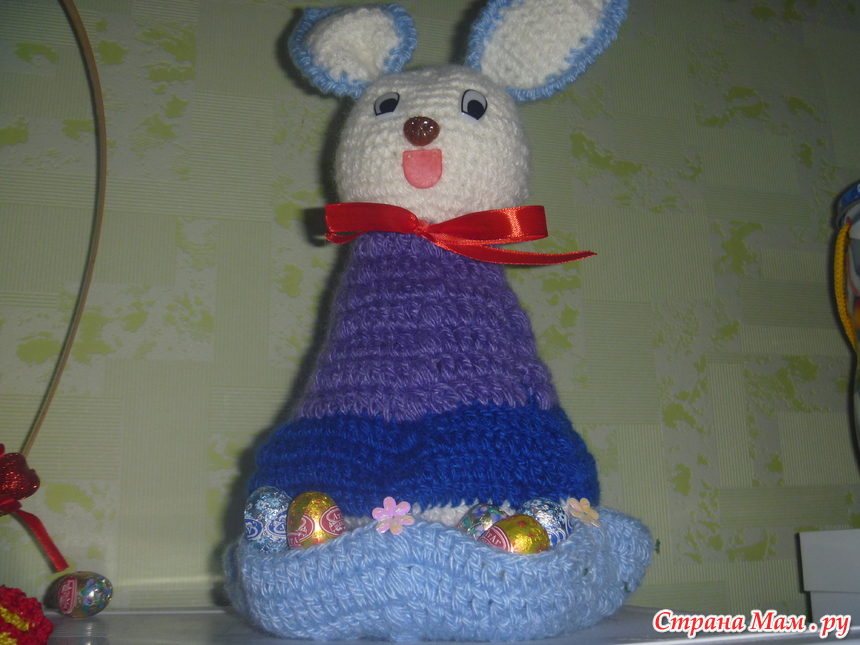 Пасхальный кролик амигуруми крючком Пасхальный кролик амигуруми крючком