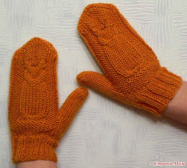 Двойные рукавички СОВЫ