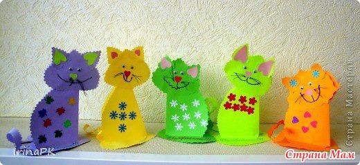 Поделка котики Поделка котики