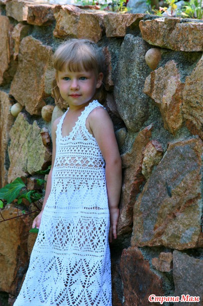 Нарядные платья для девочек - Вязание для детей - Страна Мам