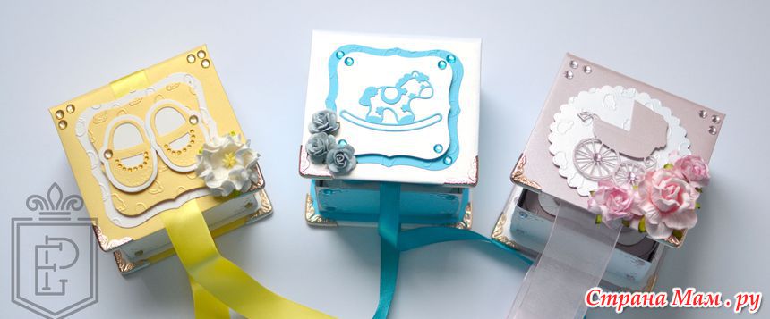 Коробочки из скрапбукинга Коробочки из скрапбукинга