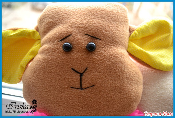 Игрушки из флиса. Овечка Игрушки из флиса. Овечка