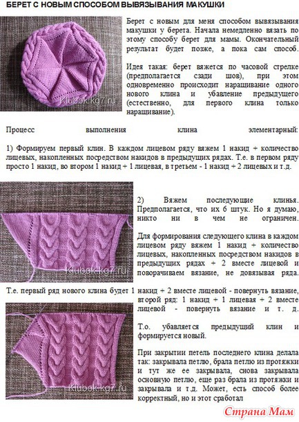 Как вязать берета Как вязать берета
