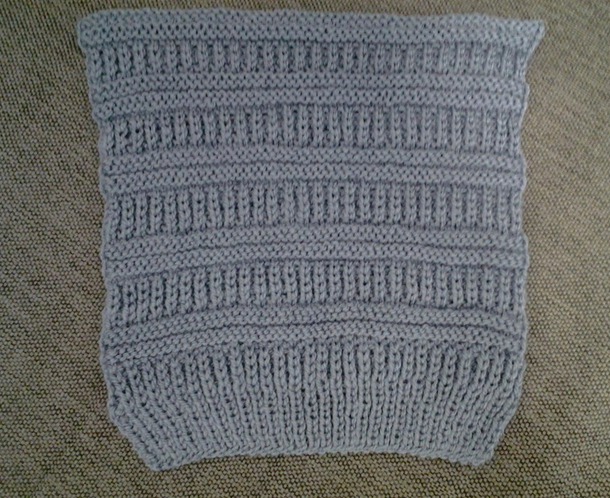   (Brioche Stitch Baby Sweater)