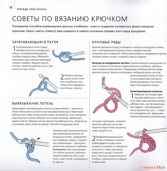 Как начать или с чего начать вязать Как начать или с чего начать вязать