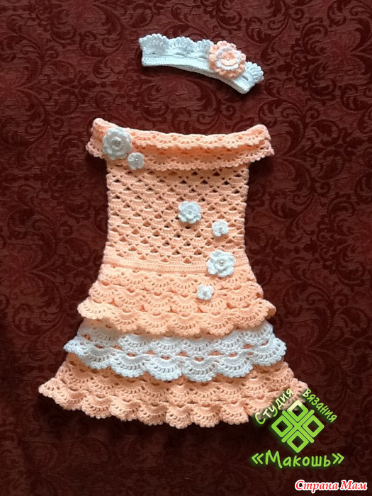 Ажурное платье для девочки