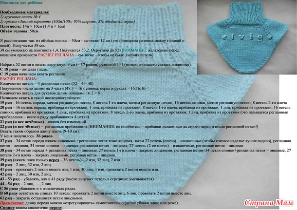Вязание для девочек манишка Вязание для девочек манишка