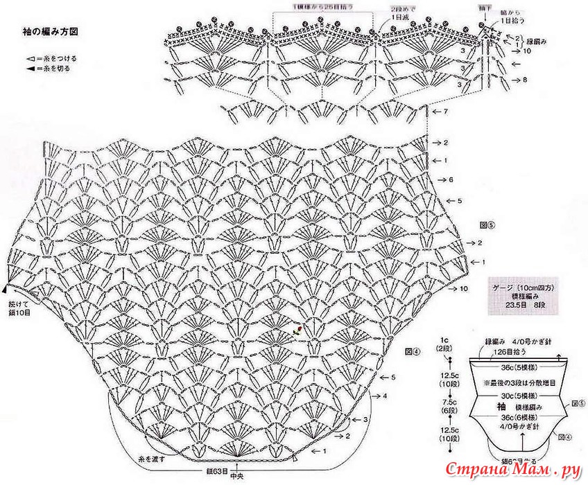 Вязание крючком страна мам все в ажуре со схемами и описанием