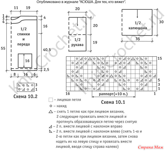 Из журнала для тех кто вяжет схемы Из журнала для тех кто вяжет схемы