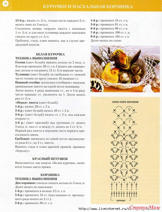 Как связать курочка крючком на пасху Как связать курочка крючком на пасху