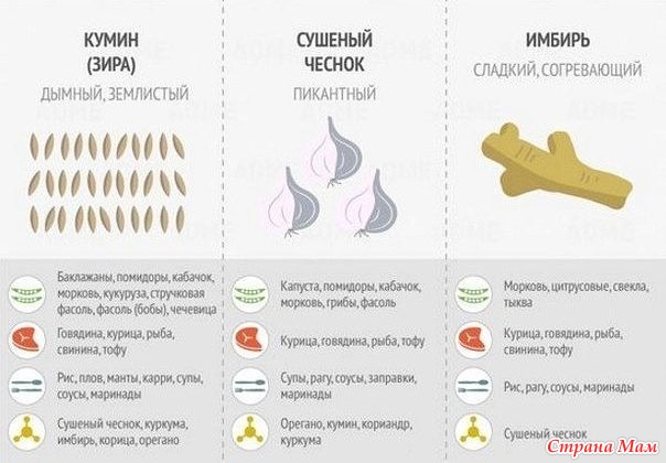 Используем специи по назначению