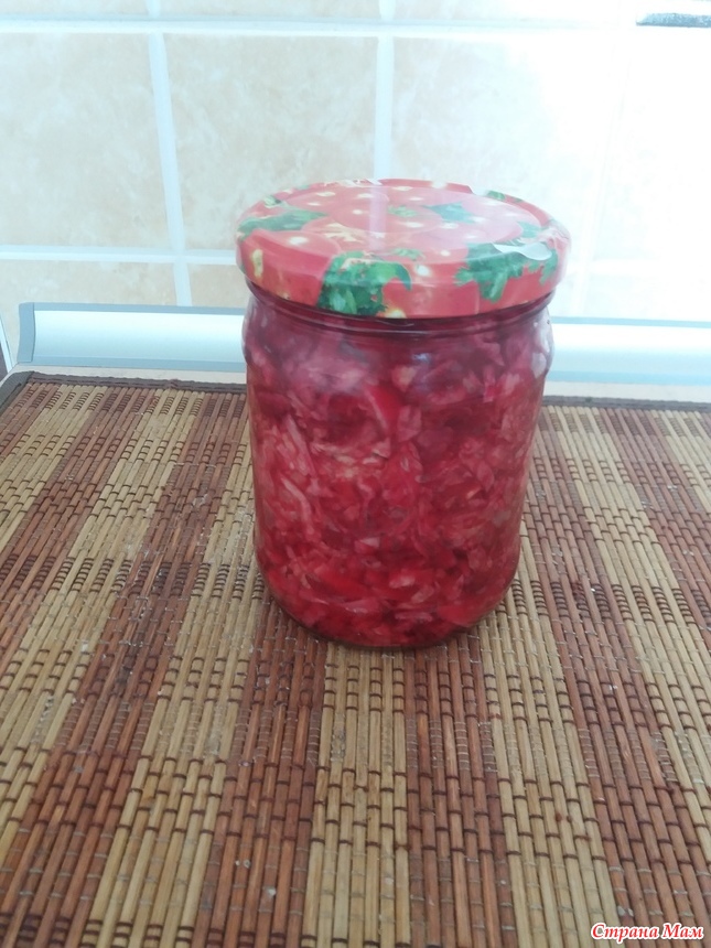Капуста и свекла тушеныеы