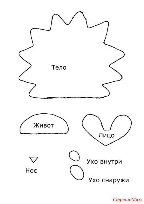 Ежик-подушка