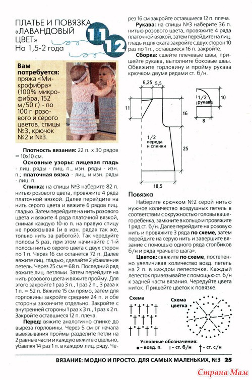Вязание модно и просто № 3 2010. Для самых маленьких, летние модельки.
