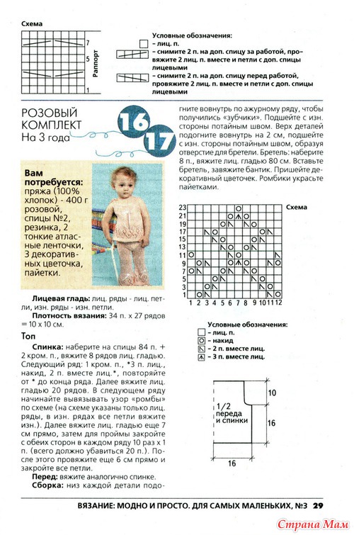 Вязание модно и просто № 3 2010. Для самых маленьких, летние модельки.